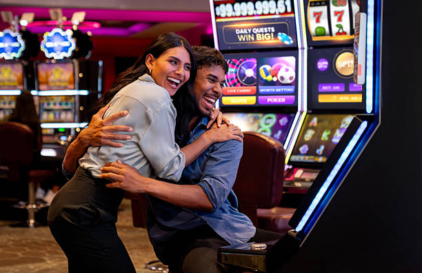 Galactic Gems slot interface showing cascading gems and multiplier display on link rogtoto